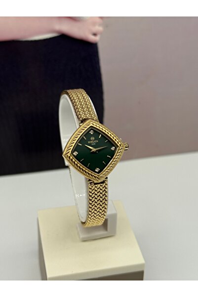 Hislon Gold Straw Women's Wristwatch 3 Atm Waterproof