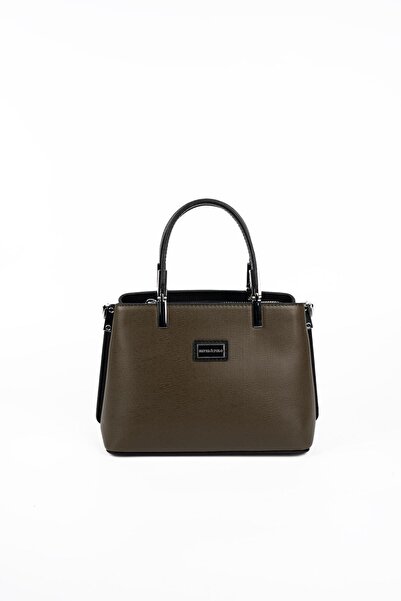 Silver Polo SP987 Жіноча сумочка Прямокутна Оливково-чорна