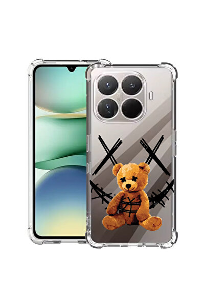 bestcase Husă antișoc pentru Xiaomi 15T Pro, cu design Teddy Bear Smile, 2100...