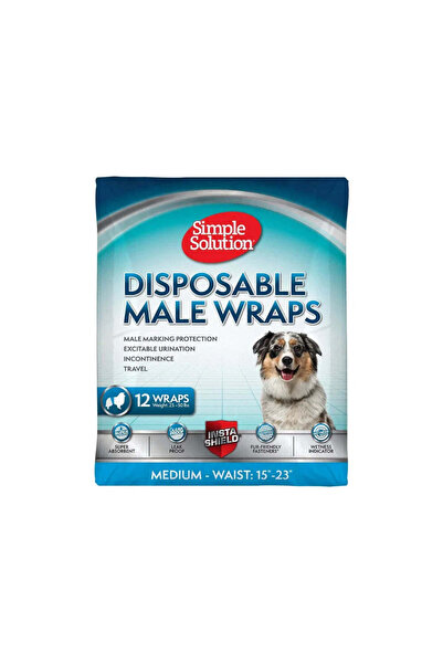Simple Solution Dog Diapers Medium × 12
