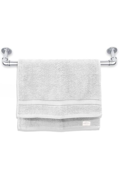 Xess Cotton-Rich 480 GSM Terry Ring Spun Hand Towel, 40 x 70 cm, White
