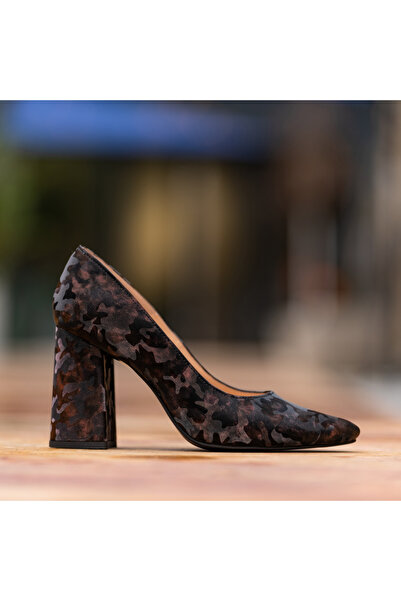 OEM Women's Shoes with Thick Heels Victoria Camouflage Bordeaux - 40