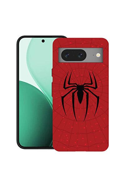 bestcase Carcasă ultra subțire TPU pentru Google Pixel 8, cu design Spider, 2...