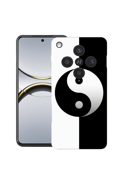 bestcase Husă premium din silicon pentru OPPO Find X8, cu design Yin Yang, 20...