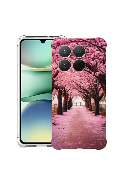 bestcase Carcasă antișoc pentru Xiaomi 15T, cu design cu flori de cireș, 2100...