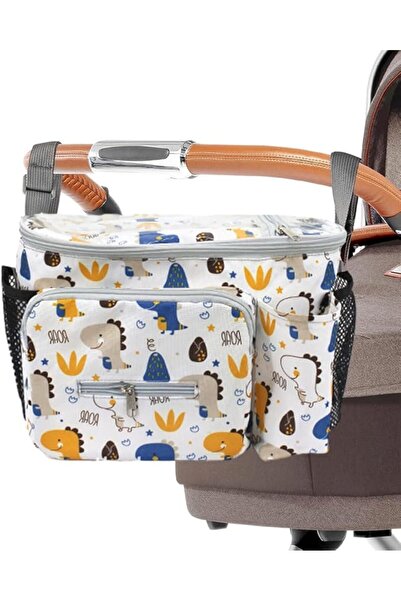 Generic Hanaya Baby Stroller Organizer Bag – Waterproof Oxford, Universal Travel Bag with Multi-Compartmen