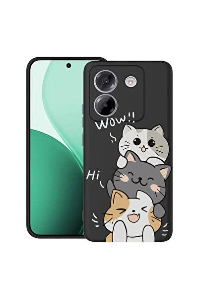 bestcase Carcasă ultra subțire TPU pentru Poco M7 Pro 5G, cu design Cat Wow, ...