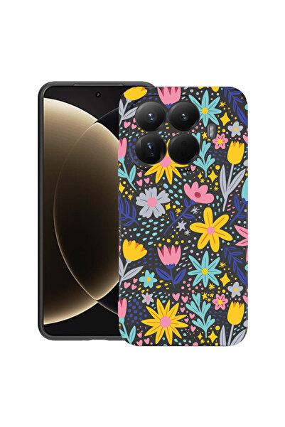 bestcase Husă premium din silicon pentru Xiaomi 15T Pro, cu design Little Flowers, 3100018 PB 758