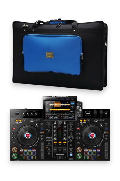 PIONER Xdj Rx3 Setup Için Uyumlu Çanta Soft Case Kılıf. Siyah Mavi.
