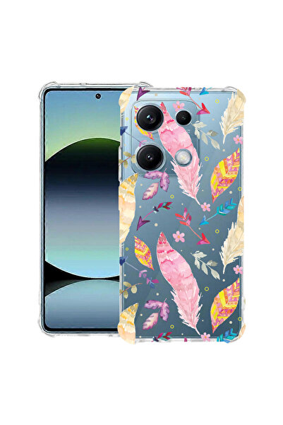 bestcase Carcasă antișoc pentru OPPO A6 Pro, cu design pene colorate, 2099996 AS 68