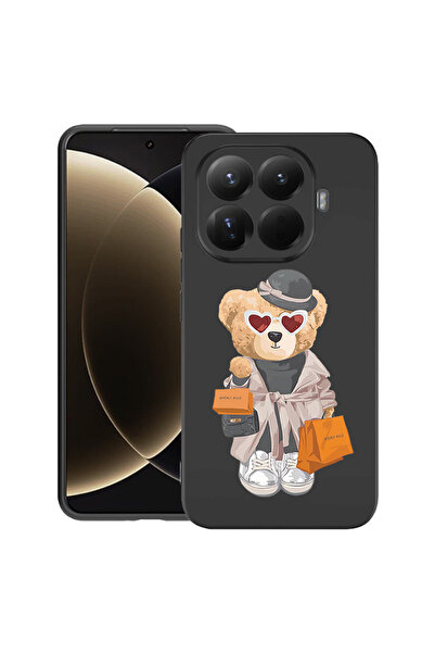 bestcase Husă premium din silicon pentru Xiaomi 15T Pro, cu design Teddy Bear Shopping, 3100018 PB 1458