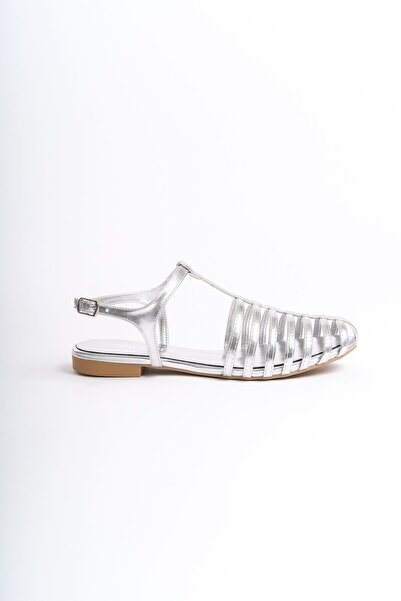 Redoxy Women's Low Heel Soft Leather Gladiator Ballerina Sandals