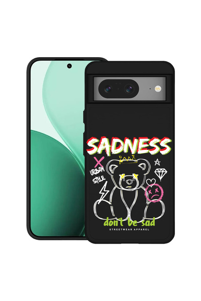 bestcase Carcasă ultra subțire TPU pentru Google Pixel 8, cu design ursuleț d...