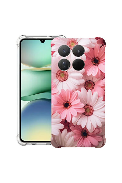 bestcase Carcasă antișoc Husa compatibilă cu Motorola Edge 70, roz margaretă