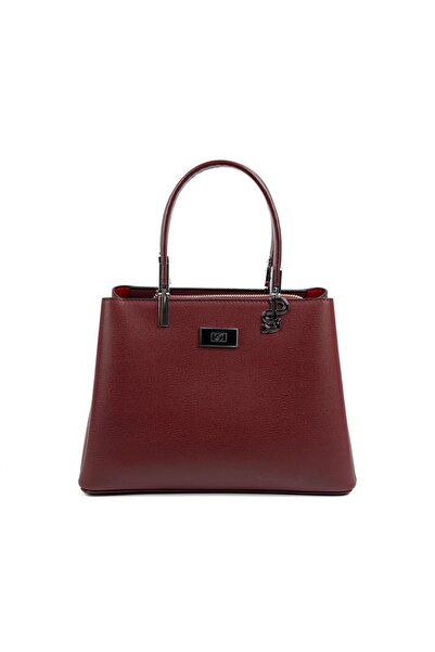 Silver Polo SP1098 Дамска чанта, едноцветна, бордо