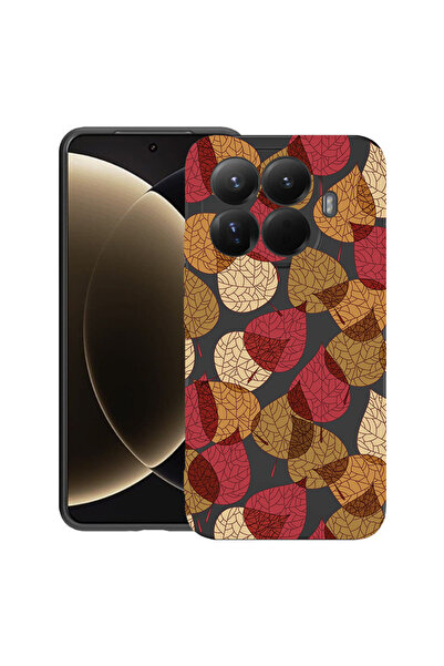 bestcase Husă premium din silicon pentru Xiaomi 15T Pro, cu design Culori de toamnă - Frunze, 3100018 PB 98