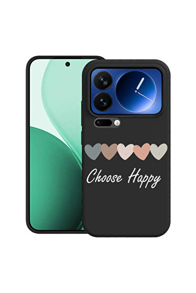 bestcase Carcasă ultra subțire TPU pentru Xiaomi 17 Pro Max, cu design Choose Happy, 2100007 B 1854