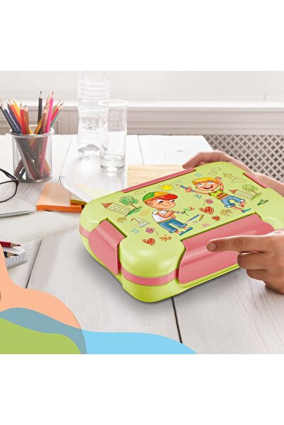 Xess More Meal Insulated Tiffin Box, 600 ml with Inner 120 ml Container & Spoon