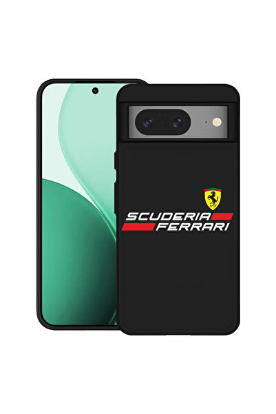 bestcase Carcasă ultrasubțire TPU pentru Google Pixel 8, cu design Ferrari Sc...