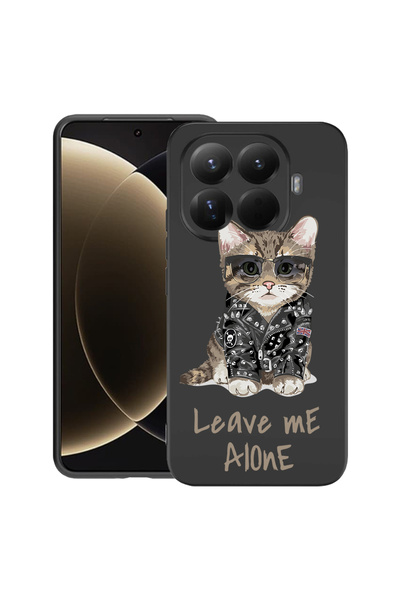 bestcase Husă premium din silicon pentru Xiaomi 15T Pro, cu design Leave Me A...