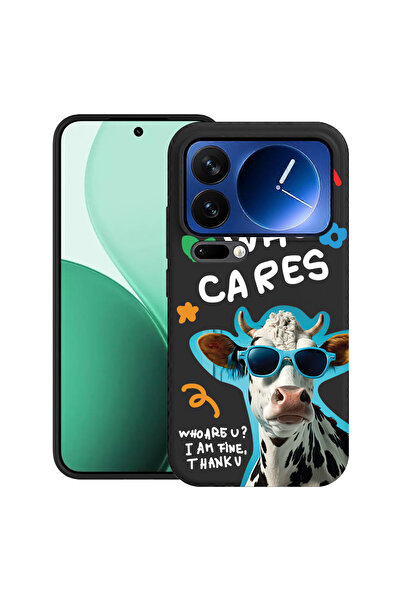 bestcase Carcasă ultra subțire TPU pentru Xiaomi 17 Pro, cu design Cool Cow - Who Cares?, 2100006 B 975