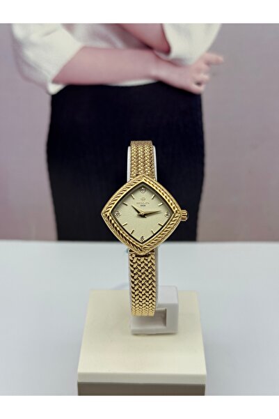 Hislon Gold Straw Women's Wristwatch 3 Atm Waterproof