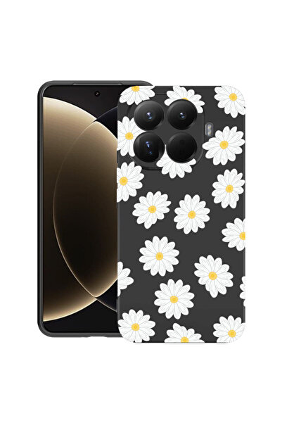 bestcase Husă premium din silicon pentru Xiaomi 15T Pro, cu design Happy Flowers Daisy, 3100018 PB 513