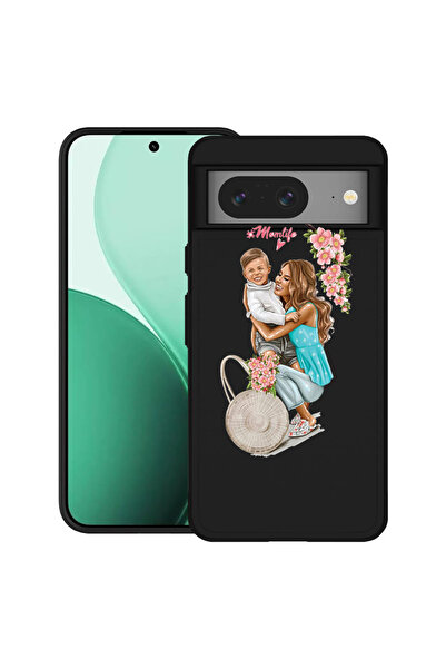 bestcase Carcasă ultra subțire TPU pentru Google Pixel 8, cu design Mom Life ...