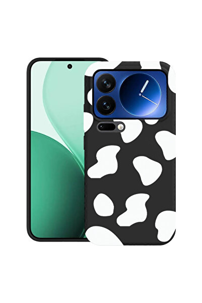 bestcase Carcasă ultra subțire TPU pentru Xiaomi 17 Pro, cu design Black Cow, 2100006 B 784
