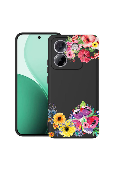 bestcase Carcasă ultra subțire TPU pentru Poco M7 Pro 5G, cu design floral, 2...