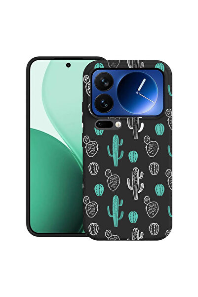 bestcase Carcasă ultra subțire TPU pentru Xiaomi 17 Pro, cu design Cactus, 21...