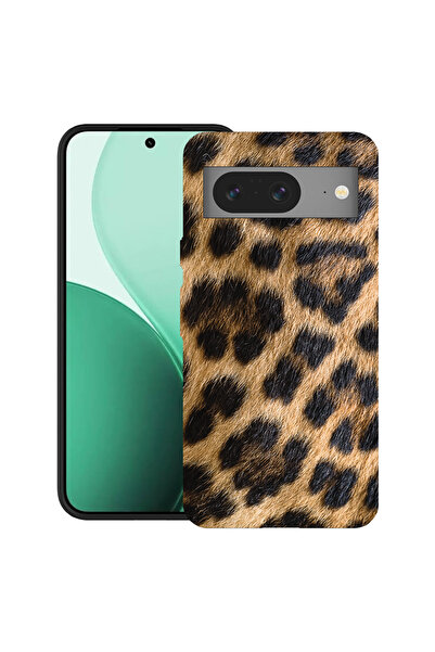 bestcase Carcasă ultra subțire TPU pentru Google Pixel 8, cu design leopard, ...