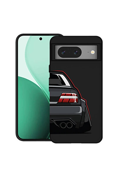 bestcase TPU Ultra Slim Case For Google Pixel 8, cu Design Sexy Tail Light E36, 2100008 B 1447