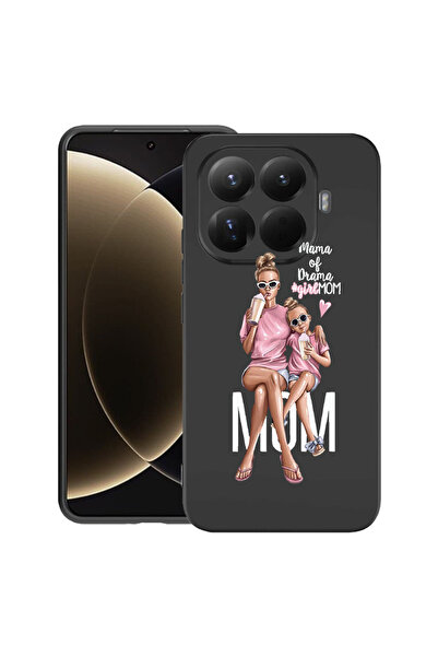 bestcase Husă premium din silicon pentru Xiaomi 15T Pro, cu design Girl Mom M...