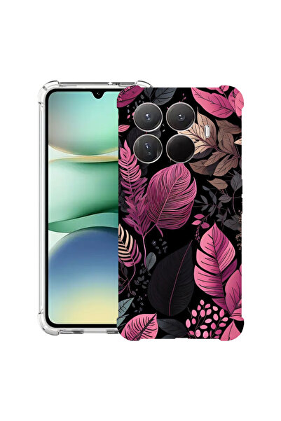 bestcase Carcasă antișoc pentru Xiaomi 15T Pro, cu design pene de trandafir, 2100001 AS 1163