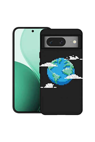 bestcase Θήκη TPU εξαιρετικά λεπτή για Google Pixel 8, cu Design Minecraft Ea...