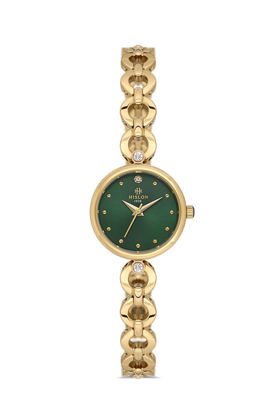 Hislon Ql192G-15Sg Beaded Women's Wristwatch