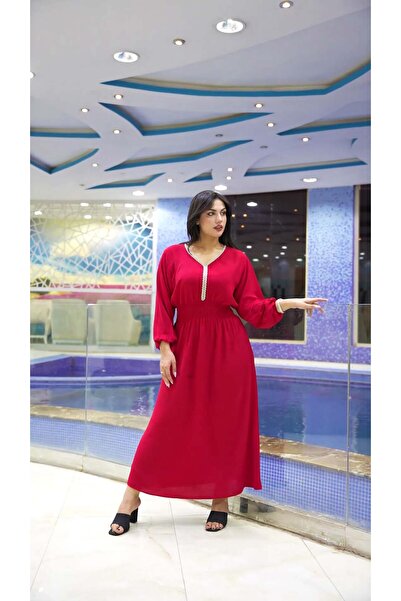 Zainah Jalabiya Crape Fabric Festival and Party Dress for Women