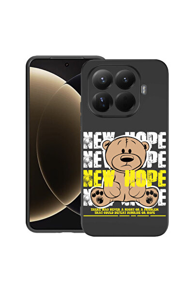 bestcase Husă premium din silicon pentru Xiaomi 15T Pro, cu design Teddy Bear...