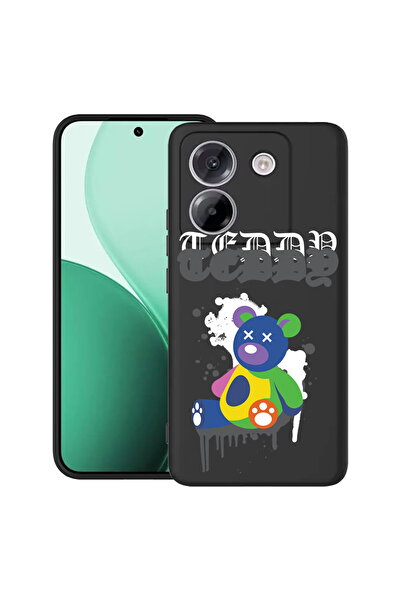 bestcase Carcasă ultra subțire TPU pentru Poco M7 Pro 5G, cu design ursuleț de pluș în culori pastelate, 2100003 B 1567