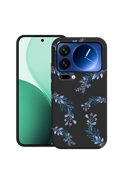 bestcase Carcasă ultra subțire TPU pentru Xiaomi 17 Pro, cu design floral alb...