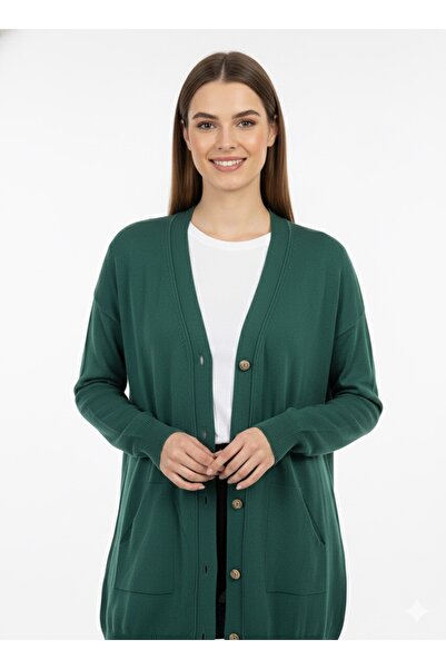 ModaPlaza Women's Casual Cardigan with Pockets 5574