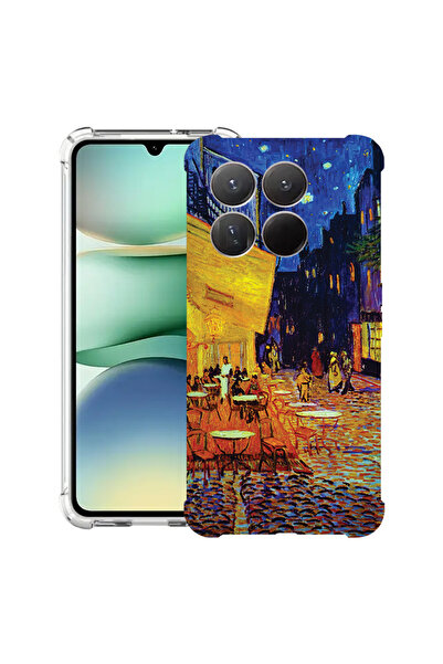 bestcase Husă antișoc pentru Xiaomi 17, cu design Van Gogh Café terasă noapte...