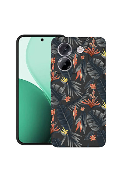 bestcase Carcasă ultra subțire TPU pentru Poco M7 Pro 5G, cu design flori tropicale, 2100003 B 88