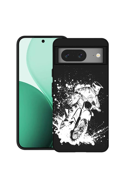 bestcase Carcasă ultrasubțire TPU pentru Google Pixel 8, cu design MotoCross,...