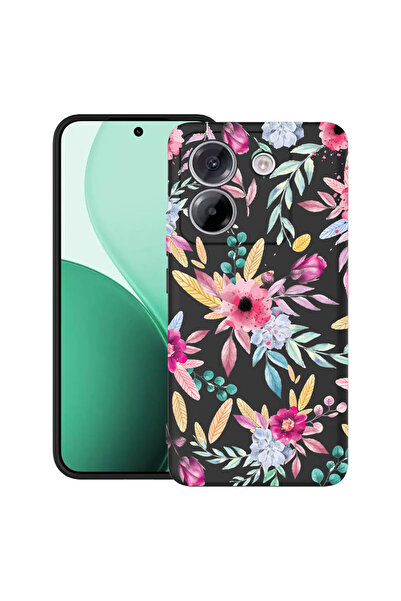 bestcase Carcasă ultra subțire TPU pentru Poco M7 Pro 5G, cu design Happy Flowers, 2100003 B 69