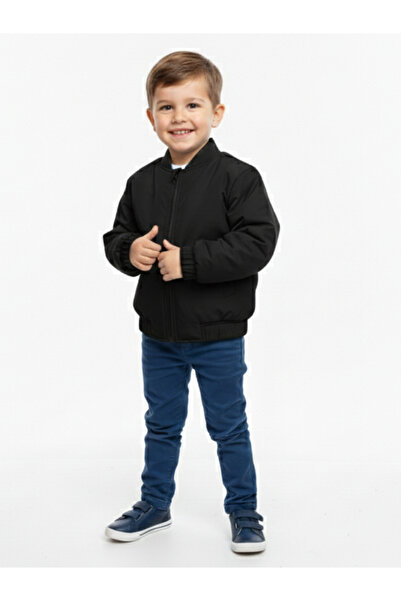 SmallTouch Çift Cepli Çocuk Bomber Mont