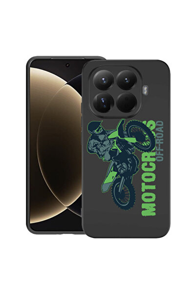 bestcase Husă premium din silicon pentru Xiaomi 15T Pro, cu design Motocross, 3100018 PB 819