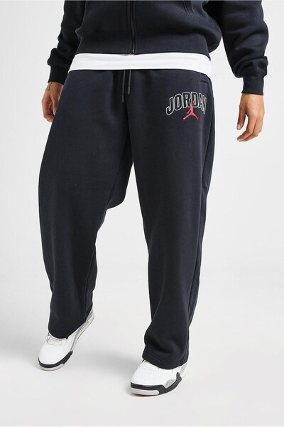 Nike Jordan Brooklyn Oh Pant Men's Oversized Cut Black Sweatpants