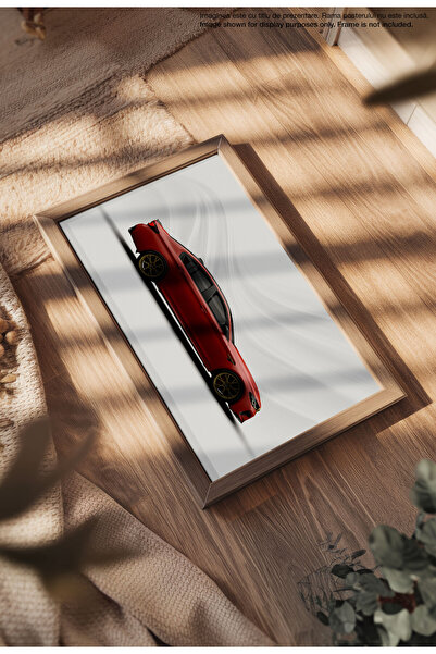 21mxm Sports Car Canvas Poster - Unframed Digital Print on Matte Canvas - 1614 M5 CS F90 - Red